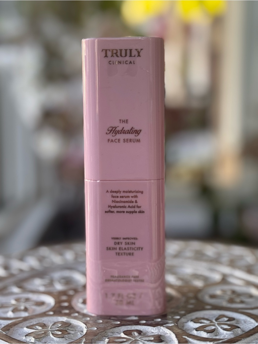 Truly Clinical Hydrating Face Serum Niacinamide Hyaluronic Acid 1.7 oz New